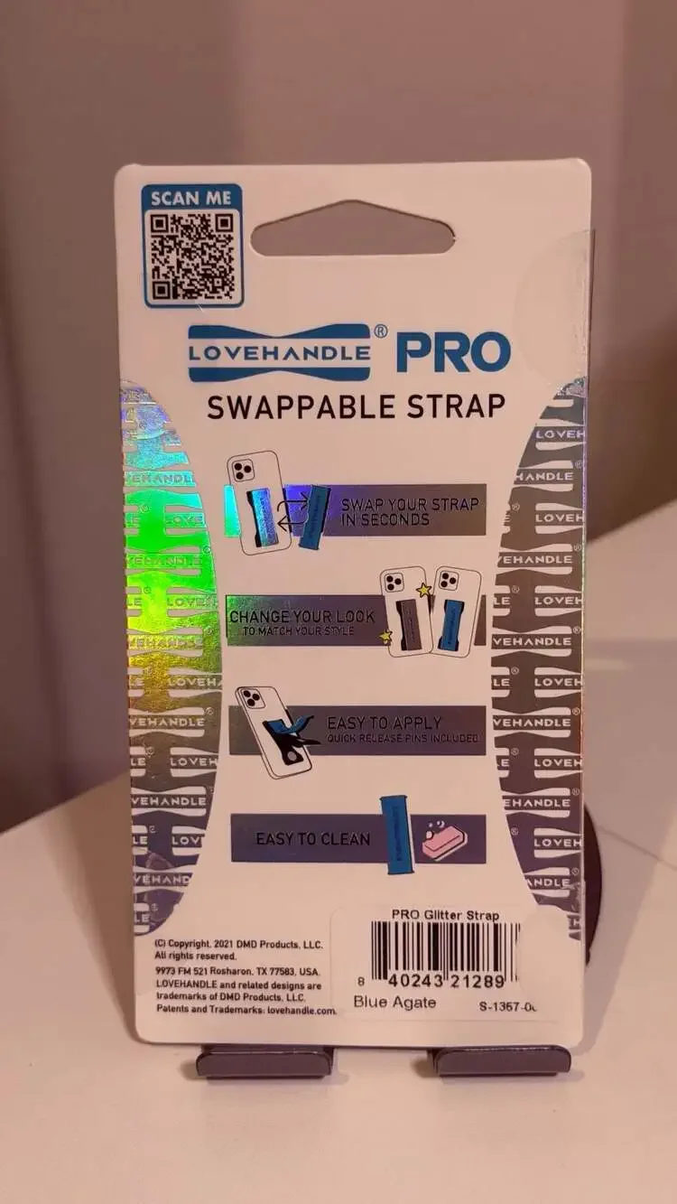 LoveHandle PRO Swappable Strap - Blue Agate